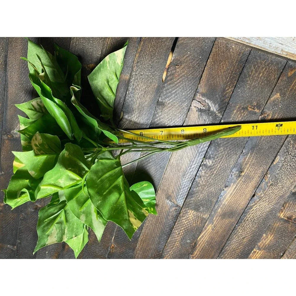 Artificial Pothos Plant Stem Faux Greenery Home Decor